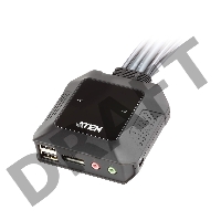 Переключатель ATEN 2 PORT USB DP KVM SWITCH.