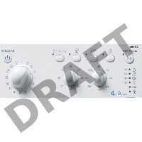Стиральная машина Indesit IWUC 4105 / 60x33x85, 4кг, 1000об/мин, белая