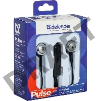 Наушники DEFENDER Pulse 427 черный, вставки 63427