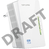 Сетевое оборудование TP-Link TL-WPA4220 300Mbps Wireless AV500 Powerline Extender, 500Mbps Powerline Datarate, 2 10/100Mbps Fast Ethernet ports, HomePlug AV, Plug and Play, WiFi Clone, Single Pack