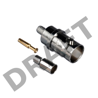 Разъемы Kramer Electronics CON-CRIMP-BNC/F/RG-179 BNC (Розетка) обжимные для коаксиального кабеля 26AWG (99-9107911)