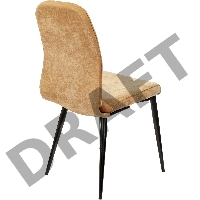 Стул для кухни Бюрократ KF-3_2 комплект 2шт горчичный Velvet 73 металл черный на ножках (KF-3/VELV73_2)