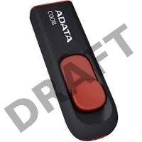 Флэш Диск USB 2.0 ADATA Flash Drive 64Gb С008 Black-Red