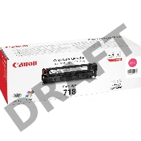 Тонер-картридж Canon Cartridge 718M (2660B002) пурпурный, 2900 стр., для LBP7200/MF8330/8350