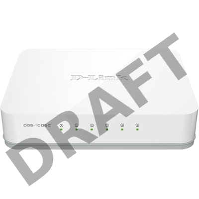 Коммутатор D-Link DGS-1005A  5 портам 10/100/1000 Base-T
