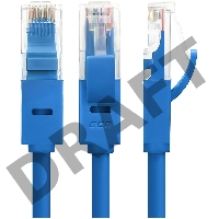 Патч-корд Greenconnect прямой 3.0m UTP кат.6, синий, позолоченные контакты, 24 AWG, литой, GCR-LNC601-3.0m, ethernet high speed, RJ45, T568B Greenconnect Патч-корд прямой 3.0m UTP кат.6, синий, позолоченные контакты, 24 AWG, литой, GCR-LNC601-3.0m, ethern