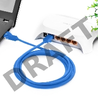 Патч-корд Greenconnect прямой 3.0m UTP кат.6, синий, позолоченные контакты, 24 AWG, литой, GCR-LNC601-3.0m, ethernet high speed, RJ45, T568B Greenconnect Патч-корд прямой 3.0m UTP кат.6, синий, позолоченные контакты, 24 AWG, литой, GCR-LNC601-3.0m, ethern