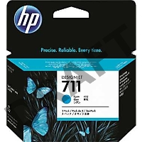 Картридж струйный HP №711 CZ130A голубой для HP DJ T120/T520 (29мл)