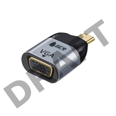 Переходник GCR USB Type C > VGA, M/F, GCR-53392