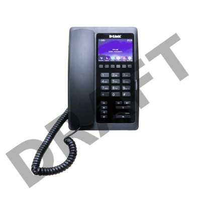 Телефон IP D-Link DPH-200SE черный (DPH-200SE/F1A)