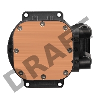 Комплект водяного охлаждения ExeGate EX293455RUS BlackWater-120V2.PWM.RGB (RGB подсветка, LGA2066/2011/1366/1150/1151/1155/1156/1200/1700/AM4/FM1/FM2/FM2+/AM2/AM2+/AM3/AM3+, TDP 150W, Fan 120mm, PWM, 800-2000RPM, Hydro bearing, 4pin, 11-27db, с термопасто