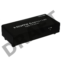 Переходник VCOM DD491 Конвертер VGA + аудио => HDMI