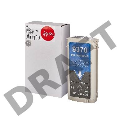 Струйный картридж Sakura C9370A (№72 Photo Black) для HP, фото-черный, 130 мл.