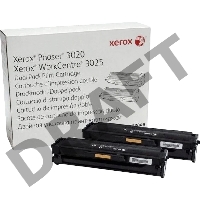 Тонер-картридж XEROX 106R03048 черный для XEROX Phaser 3020/WC 3025 (2х1500 стр)упаковка 2 шт(Channels)