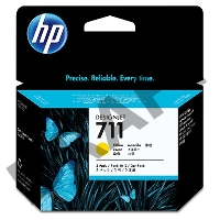 Картридж струйный HP №711 CZ136A желтый x3уп. для HP DJ T120/T520 (29мл)