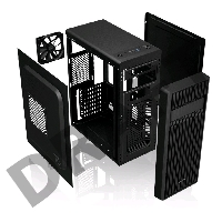 Корпус Zalman ZM-T6 черный без БП mATX 1xUSB2.0 1xUSB3.0 audio bott PSU
