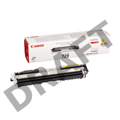 Тонер-картридж Canon Cartridge 729Y (4367B002) желтый для LBP-7010C/7018C 1000 стр.