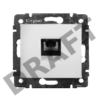 Электроустановочные изделия Legrand Legrand 774438 Розетка телефонная Valena RJ11 4 контакта 1 коннектор (белая)