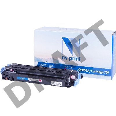 Картридж NVPrint совместимый HP Q6003A/Can707 Magenta для LJ Color CM1015MFP/1017MFP/1600/2600N (2000k)