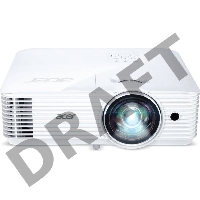 Проектор Acer projector S1286H, DLP 3D, XGA, 3500lm, 20000/1, HMDI, short throw 0.6, 2.7kg