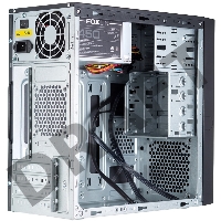 Корпус с блоком питания 450Вт. Case Foxline FL-733, mATX, 2x5.25EXT, 2x3.5EXT, 5x3.5INT, 2xUSB2.0, HDA, w/o FAN, w/450W ATX PSU, w/1.2m EU pwr cord