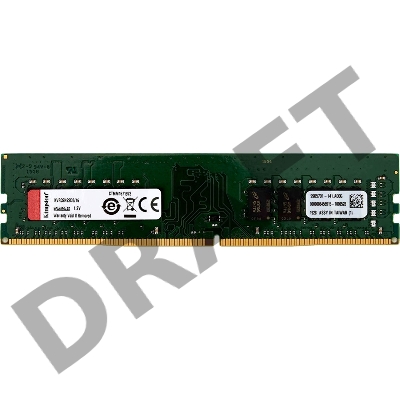 Модуль памяти Kingston DIMM DDR4 16GB KVR32N22D8/16 PC4-25600, 3200MHz, CL22