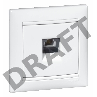 Электроустановочные изделия Legrand Legrand 774438 Розетка телефонная Valena RJ11 4 контакта 1 коннектор (белая)