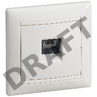 Электроустановочные изделия Legrand Legrand 774438 Розетка телефонная Valena RJ11 4 контакта 1 коннектор (белая)