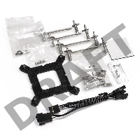 Комплект водяного охлаждения ExeGate EX293457RUS BlackWater-240V2.PWM.RGB (RGB подсветка, LGA2066/2011/1366/1150/1151/1155/1156/1200/1700/AM4/FM1/FM2/FM2+/AM2/AM2+/AM3/AM3+, TDP 220W, Fan 120mm, PWM, 800-2000RPM, Hydro bearing, 4pin, 11-22db, с термопасто