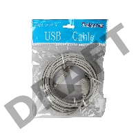 Кабель TELECOM USB2.0 A to B (5.0м)