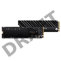Твердотельный накопитель SSD WD Black SN750 NVMe WDS500G3XHC 500ГБ M2.2280 (с радиатором)