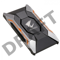 Мост для видеокарт Gigabyte AORUS SLI HB bridge RGB (2 slot spacing), (GC-A2WAYSLIL RGB) RTL {20}