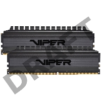 Оперативная память DDR 4 DIMM 8Gb (4GBx2) PC24000, 3000Mhz, PATRIOT BLACKOUT Kit (PVB48G300C6K) (retail)