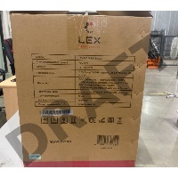 (Вскрытая упаковка, замятт угол) Каминная вытяжка LEX RIO G 600 BLACK воздухоочиститель