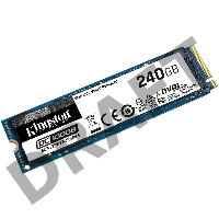 Накопитель SSD Kingston Enterprise SSD   240G DC1000B M.2 2280 Enterprise NVMe Gen3 x4 (R3400/W600MB/s) (Data Center)