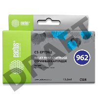 Картридж струйный Cactus CS-EPT962 голубой для Epson Stylus Photo R2880 (13ml)