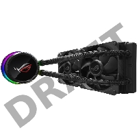 Cистема водяного охлаждения процессора ASUS ROG RYUO 240 (Intel: LGA 115x,1366, 2011, 2011-3, 2066, AMD: AM4, TR4*, OLED-дисплей 1,77”, 240 mm вентилятор, 90RC0040-M0UAY0)