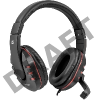 Наушники Defender Warhead G-160 черный, кабель 2,5 м