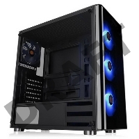 Корпус V200 TG RGB CA-1K8-00M1WN-01 Black/Win/SPCC/Tempered Glass*1/120mm RGB Fans*3 + 120mm Standard Fan*1/MB Sync