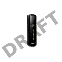 Флеш Диск Transcend 8Gb Jetflash 350 TS8GJF350 USB2.0 черный