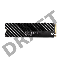 Твердотельный накопитель SSD WD Black SN750 NVMe WDS500G3XHC 500ГБ M2.2280 (с радиатором)