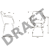 Стул для кухни Бюрократ KF-7 экомех коралловый металл черный на ножках (KF-7/BOUCLE-CORAL)