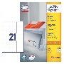 Этикетки Avery Zweckform 3481 A4 70x41мм 21шт на листе/70г/м2/100л./белый матовое самоклей. универсальная