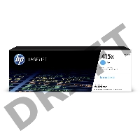 Тонер-картридж HP 415X W2031X голубой для HP HP LJ M454/MFP M479 (6000стр.)