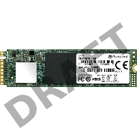 Твердотельный диск 1TB Transcend MTE110S, 3D TLC NAND, M.2 2280,PCIe Gen3x4, DRAM-less