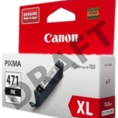 Картридж Canon CLI-471BK XL (0346C001) черный, повышенной емкости, до 895 стр, 11 мл., для PIXMA MG5740/MG6840/MG7740/ TS5040/TS6040/TS8040/TS9040
