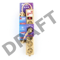 Фильтр-удл. Power Cube PC 3м 5р, беж. 10А/2,2кВт