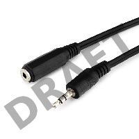 Кабель аудио удлинит. Gembird, джек3.5, 1.5м CCA-423