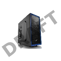 Корпус Deepcool TESSERACT BF (one black fan) без БП, черный, ATX