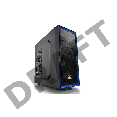 Корпус Deepcool TESSERACT BF (one black fan) без БП, черный, ATX